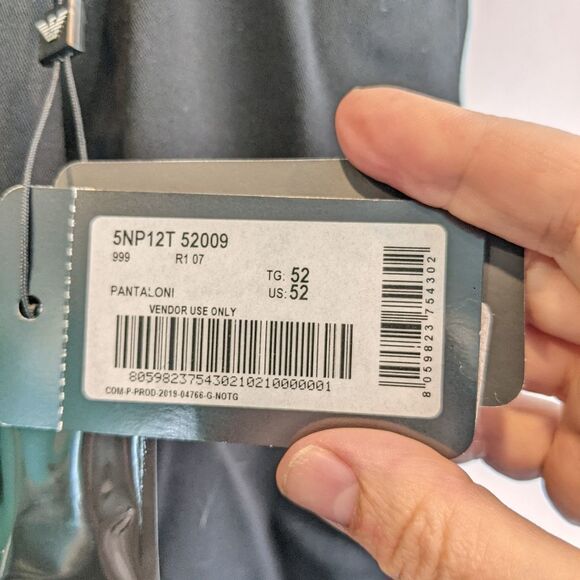 Emporio Armani wool blend pants 16(52) BNWT - Picture 4 of 7